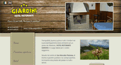 Desktop Screenshot of hotelgiardini.it