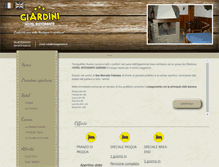 Tablet Screenshot of hotelgiardini.it